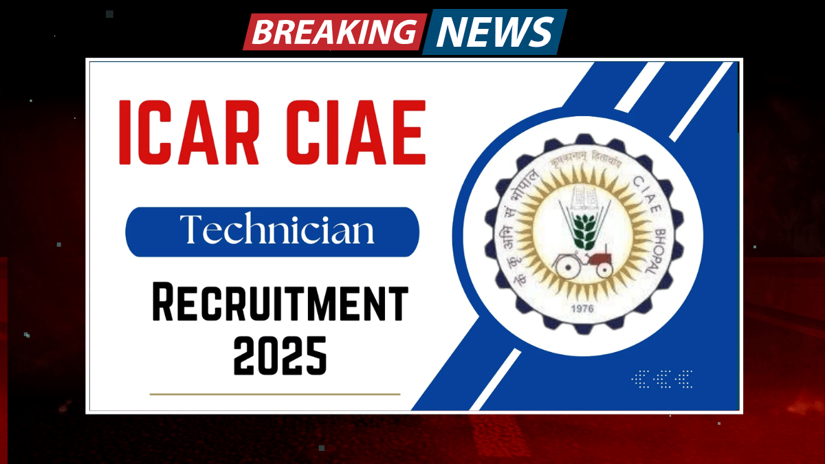 ICAR CIAE Recruitment 2025