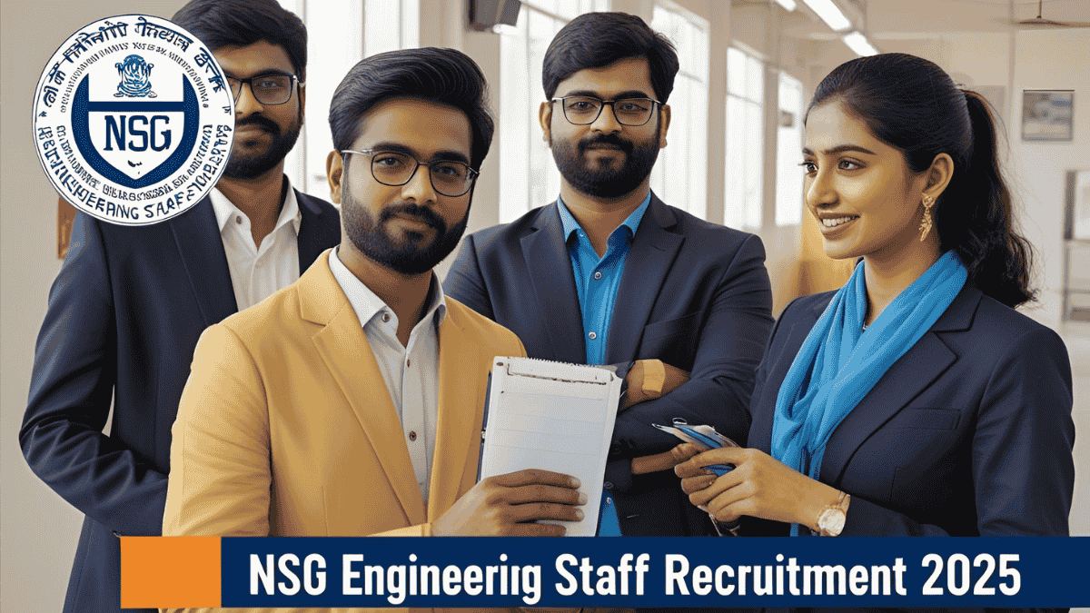 NSG Engineering Staff Recruitment 2025: Apply Now for 10 Vacancies, Eligibility, Salary & Selection Process